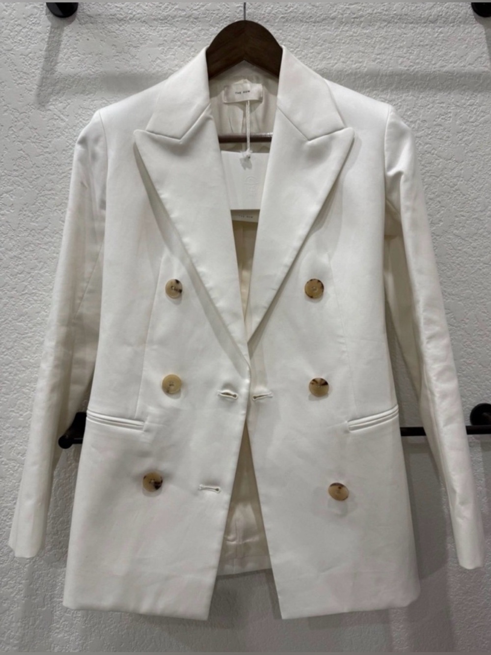 The Row Double Breasted Ruspen Blazer; Size: US 0. NWT